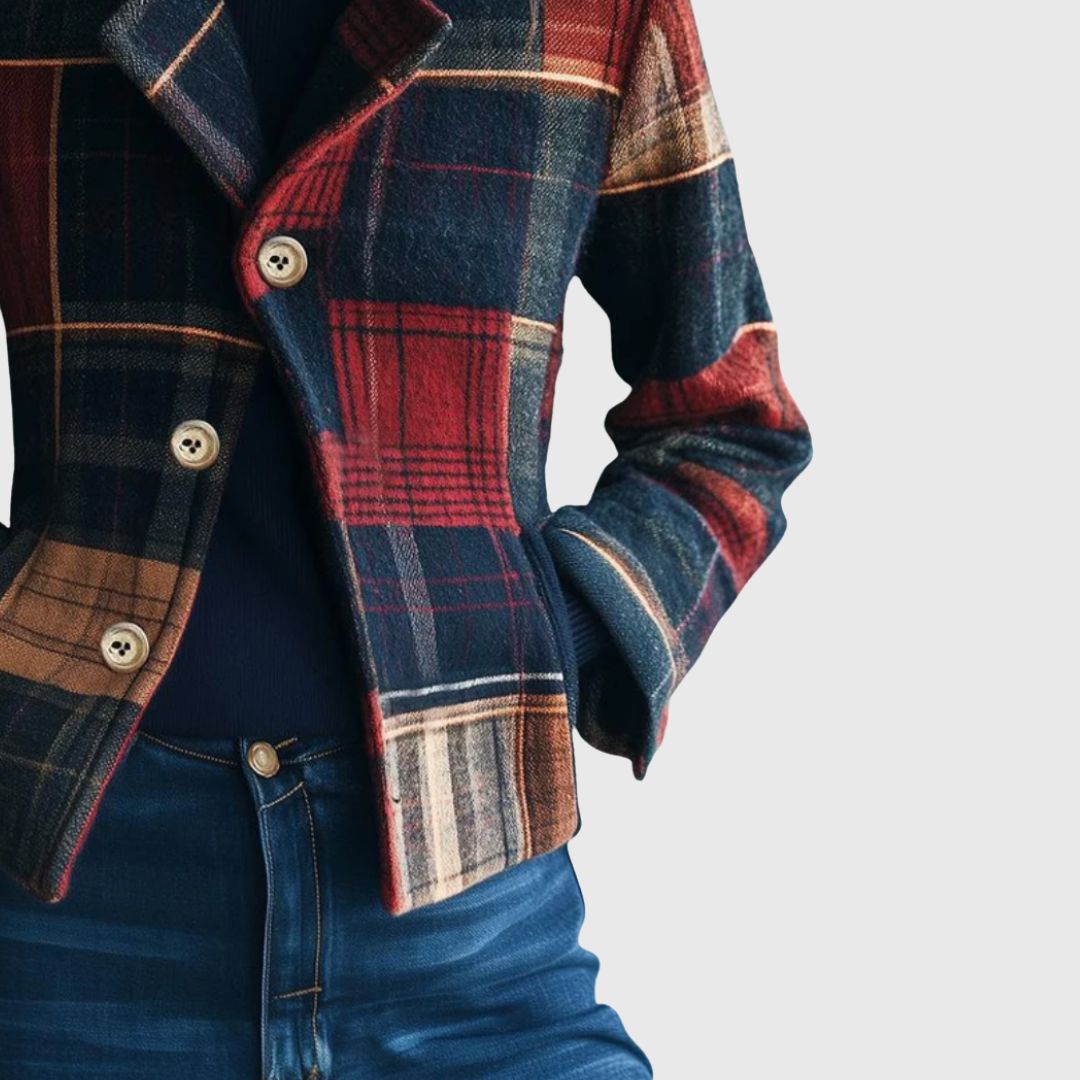 Noelle - Classic Plaid Jacket