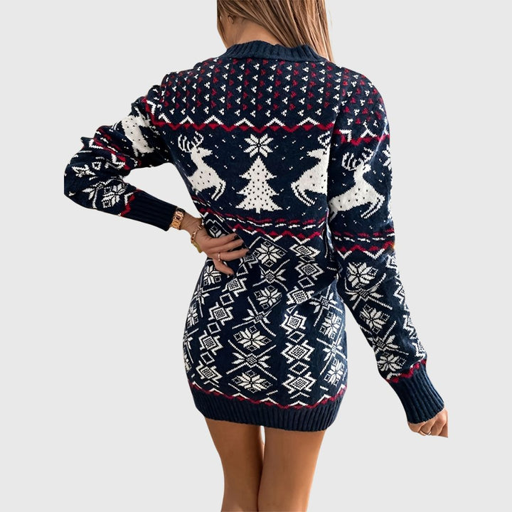 Karren - Christmas Sweater Dress
