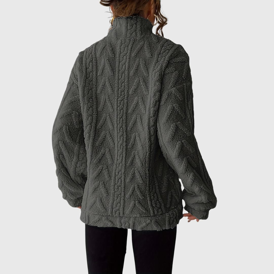 Maeve - Cozy Zip-Up Sweatshirt