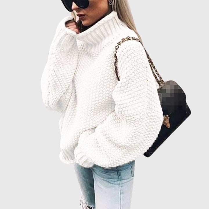Chunky Knit Turtleneck Sweater