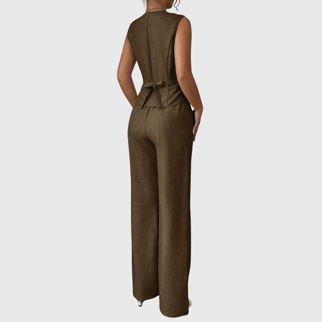 Sarie - Elegant Vest & Pants Set
