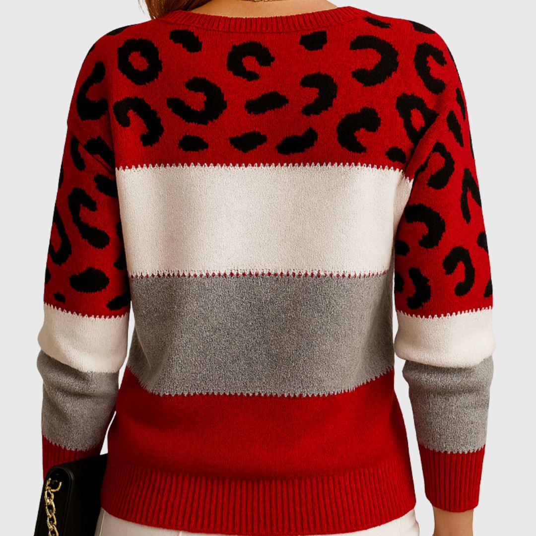 Aurora - Casual Leopard Sweater