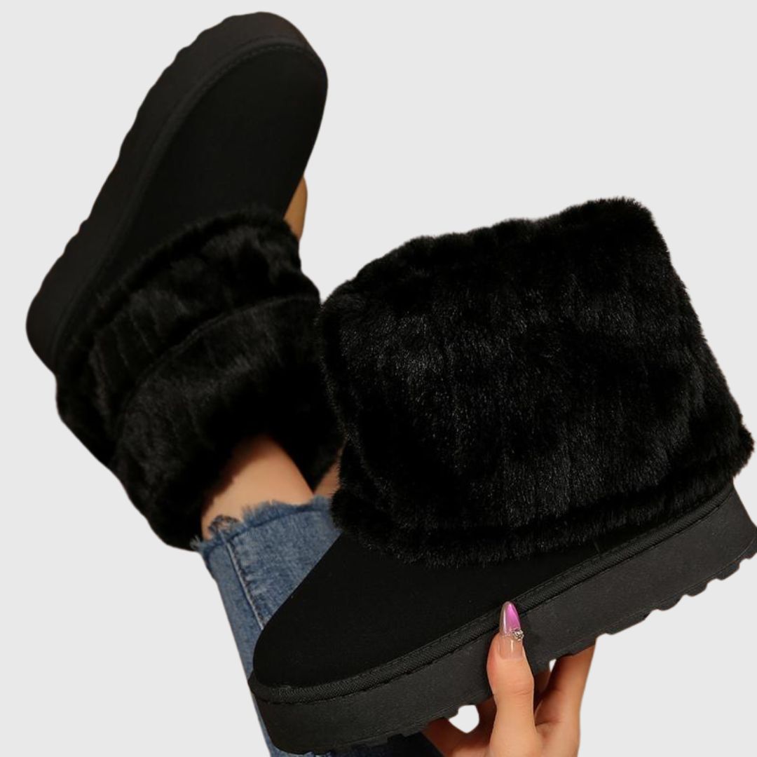 WILLOW™ - Stylish Fluffy Faux Lined Snow Boots for Winter Wear
