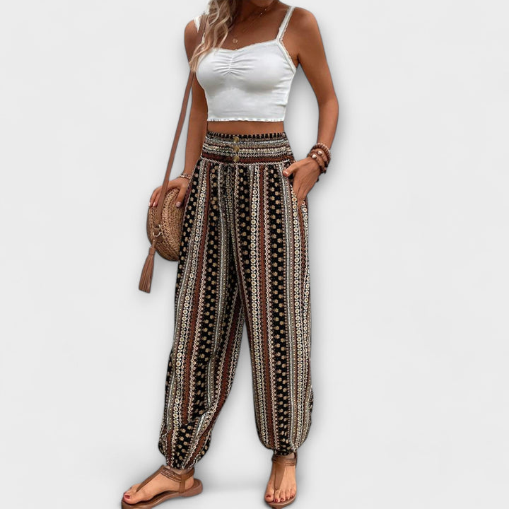 Scarlett - Ethnic Graphic Pants