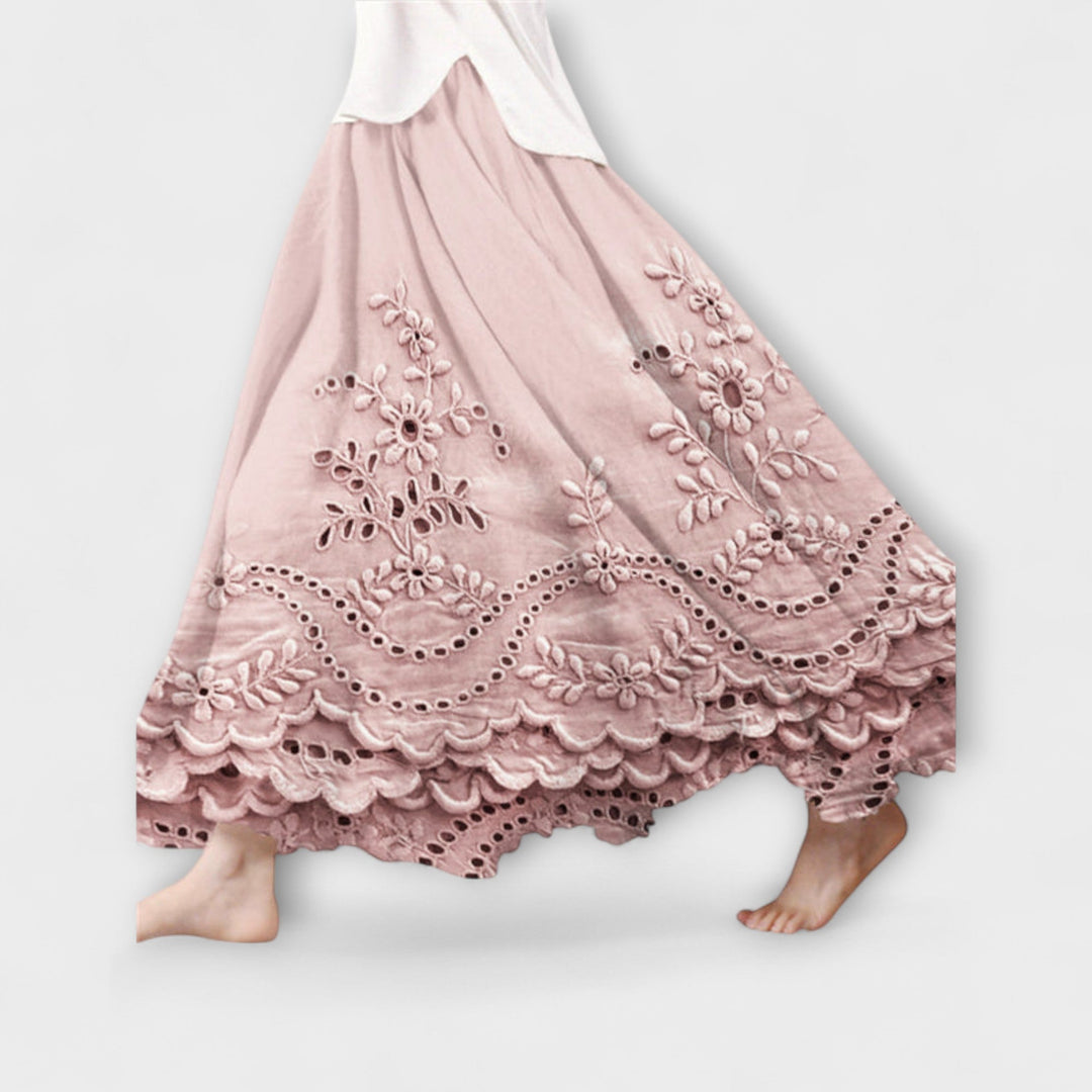 Luna – Boho Maxi Skirt