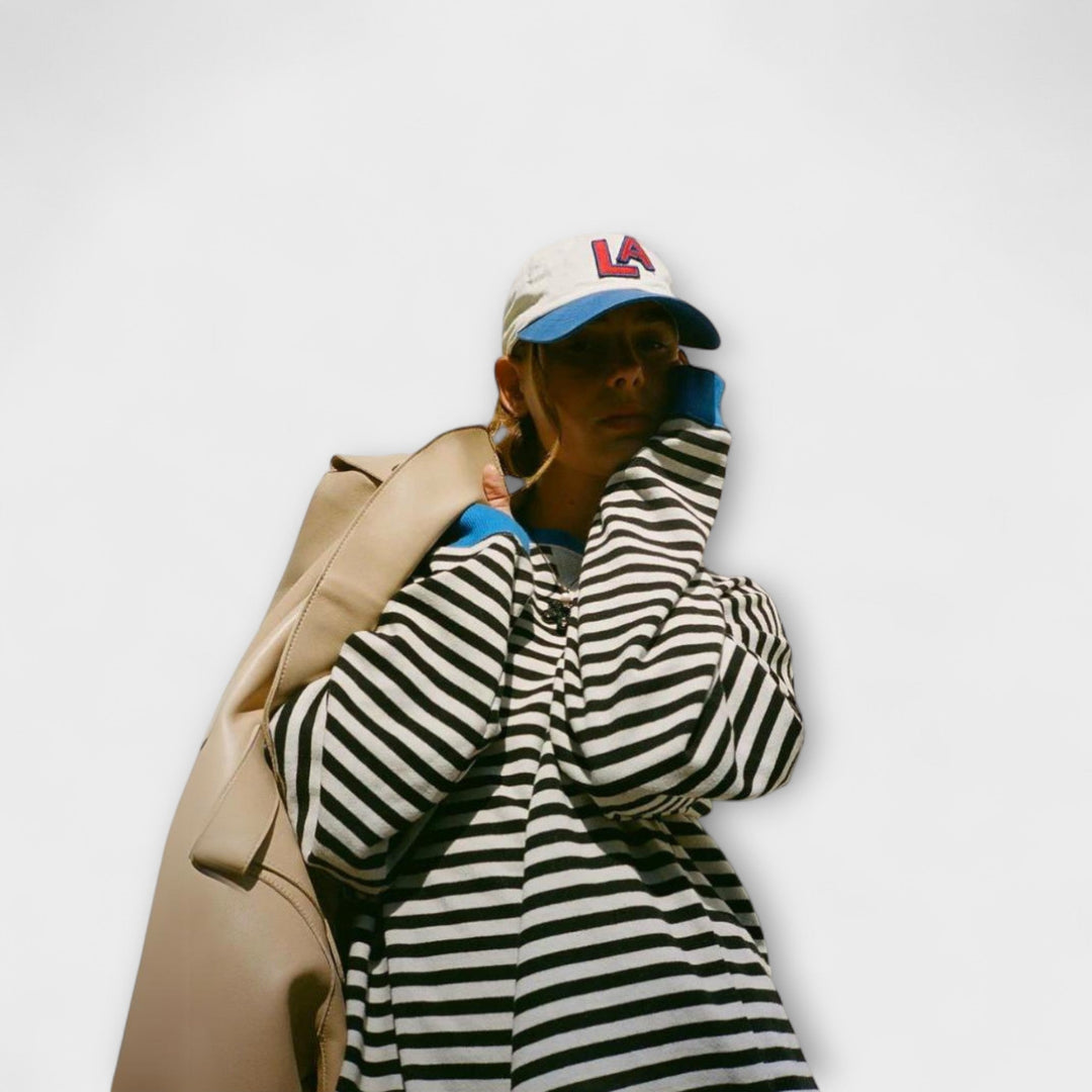 Mary - Striped Oversized Sweater