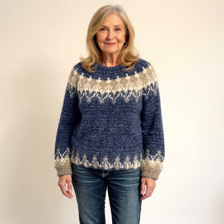 Angela - Vintage Island Sweater