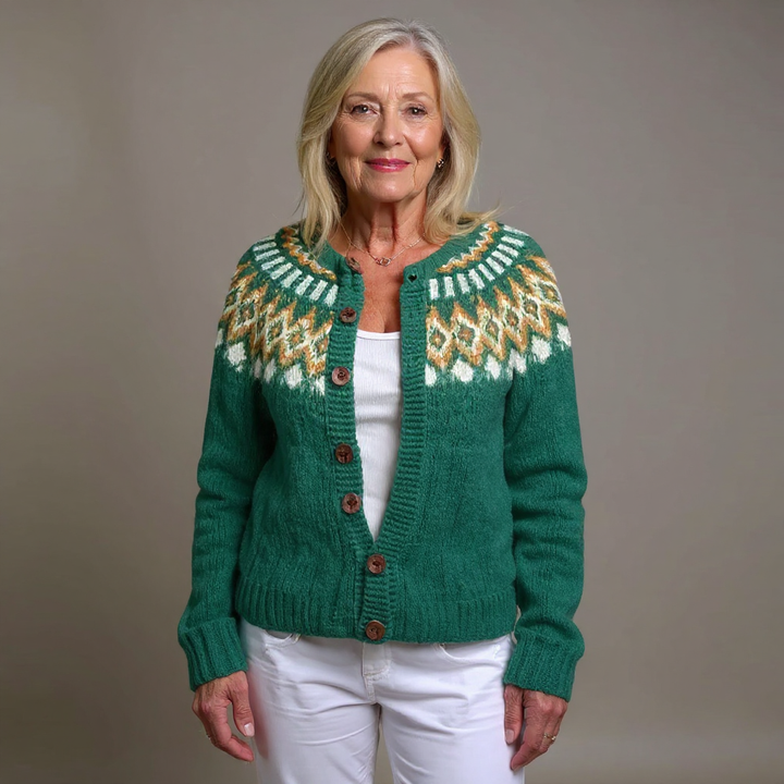 Natalia - Vintage Icelandic Cardigan