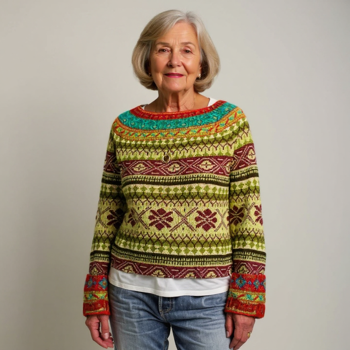 Caitlin - Vintage Island Sweater