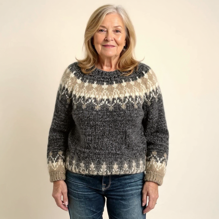 Angela - Vintage Island Sweater