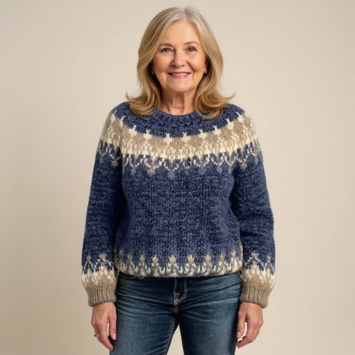 Angela - Vintage Island Sweater