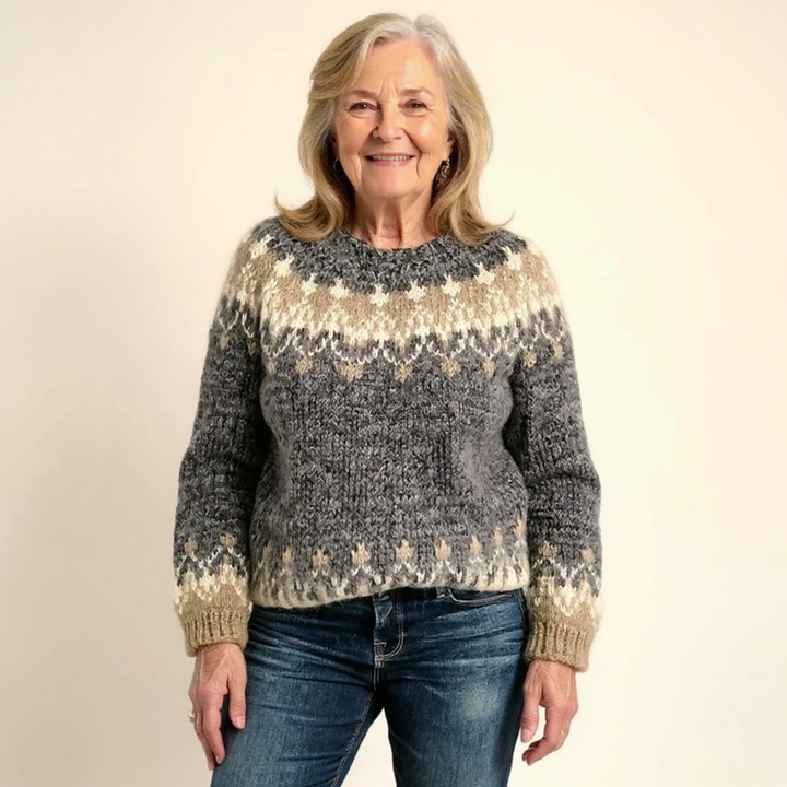 Angela - Vintage Island Sweater
