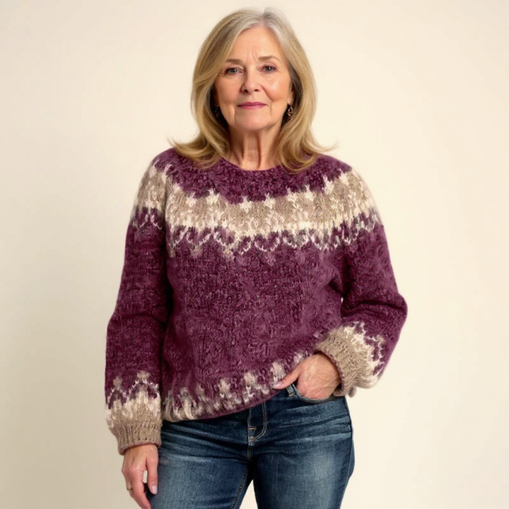 Angela - Vintage Island Sweater