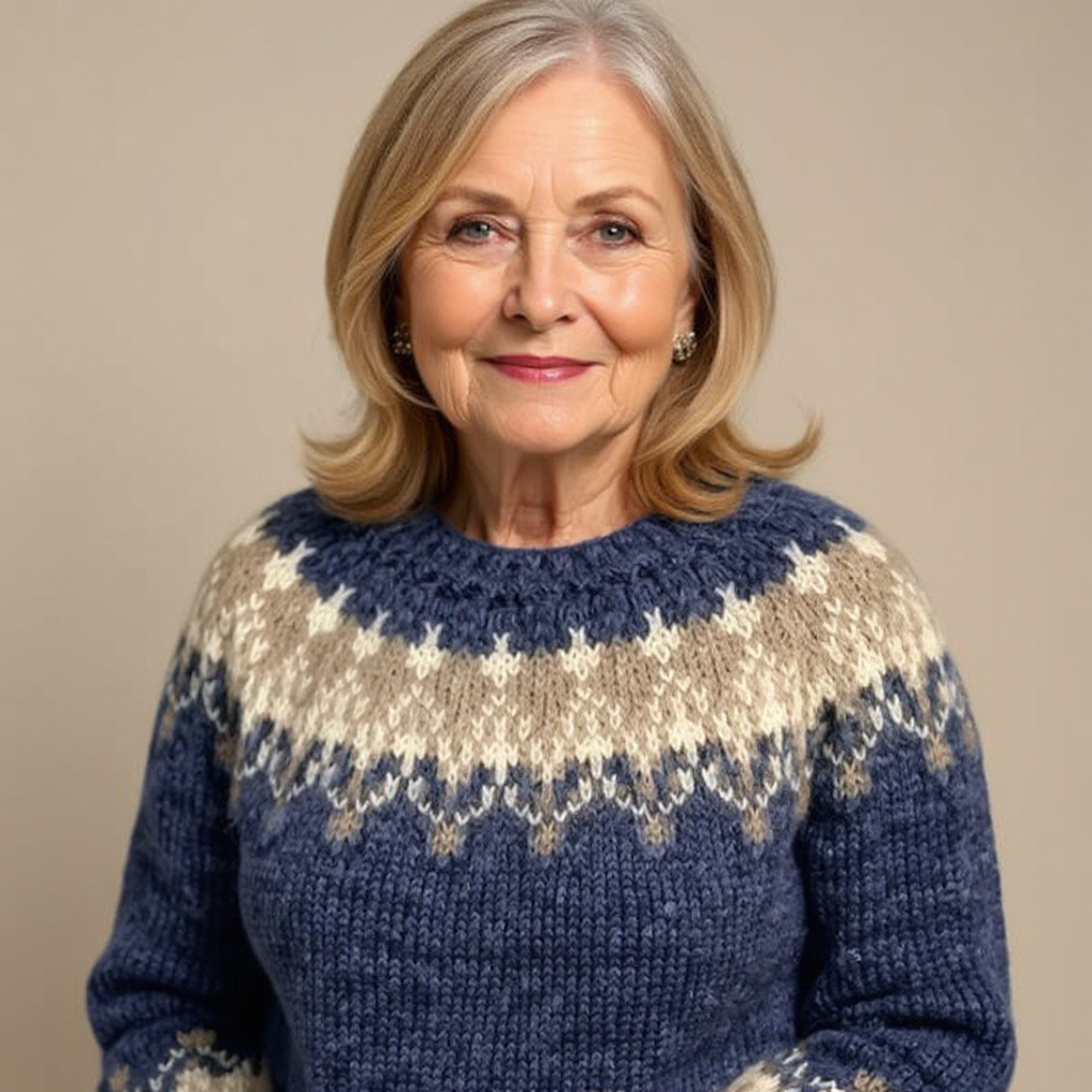 Angela - Vintage Island Sweater