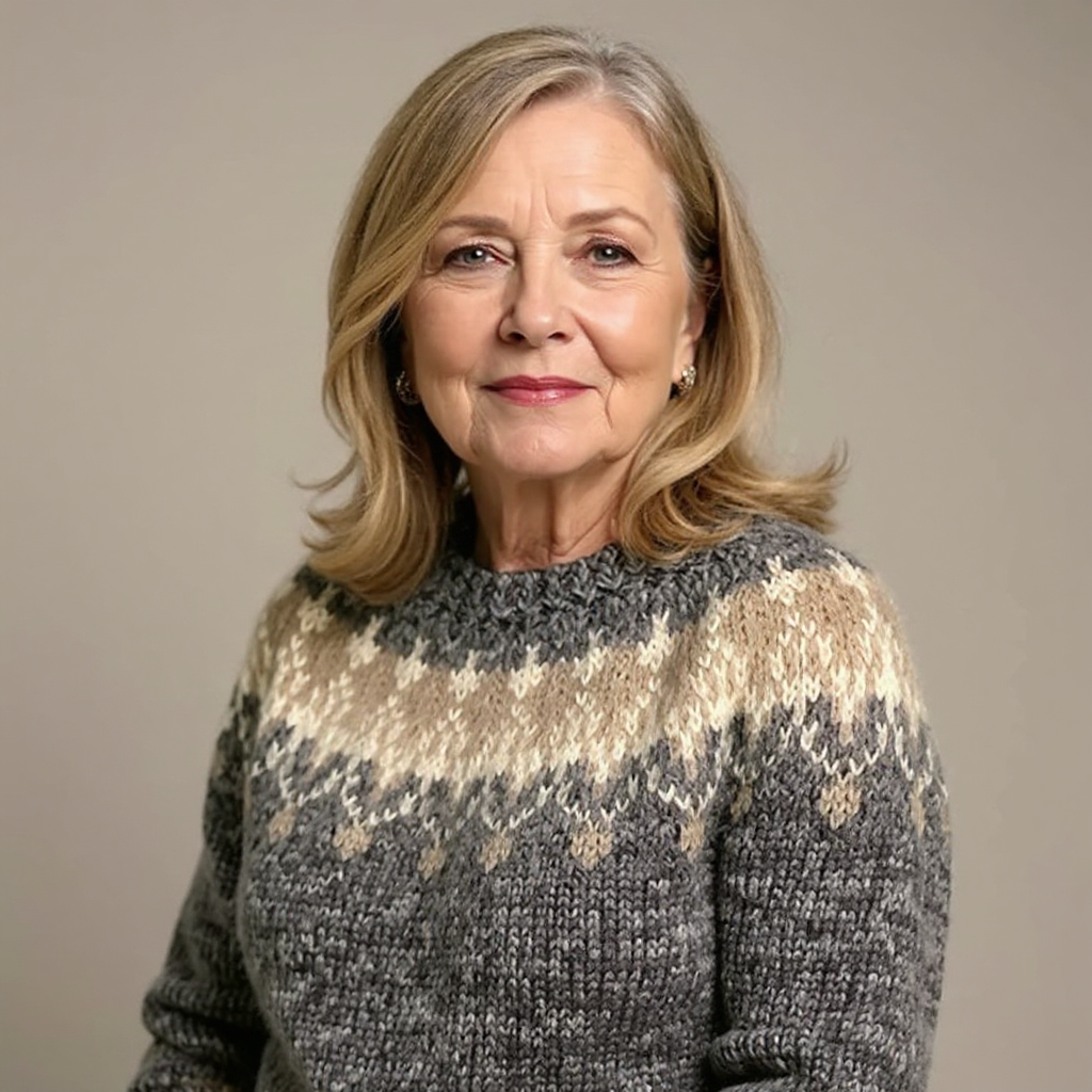 Angela - Vintage Island Sweater