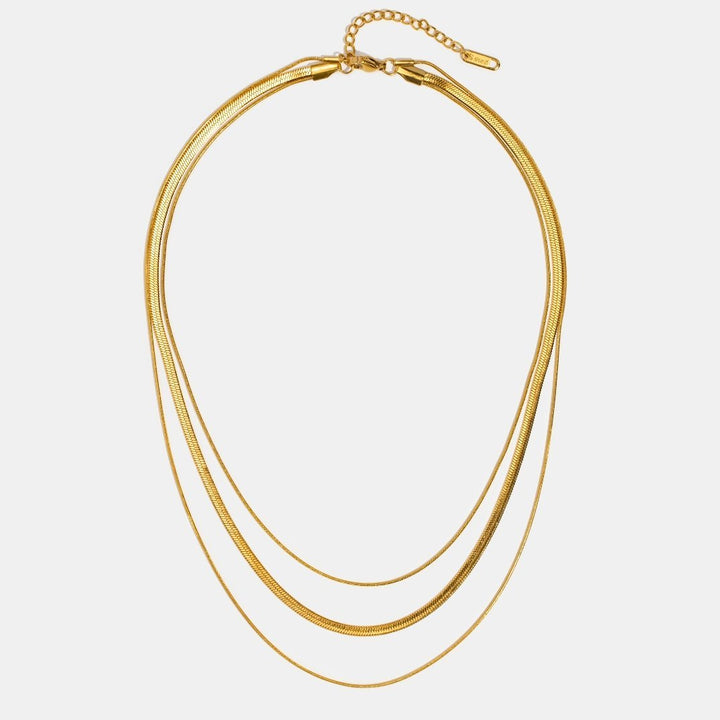 Gold Layered Chain Necklace