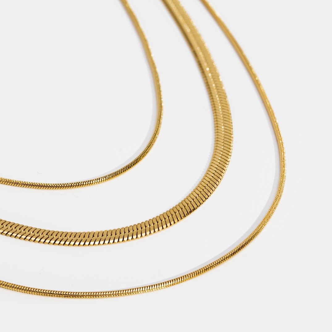 Gold Layered Chain Necklace