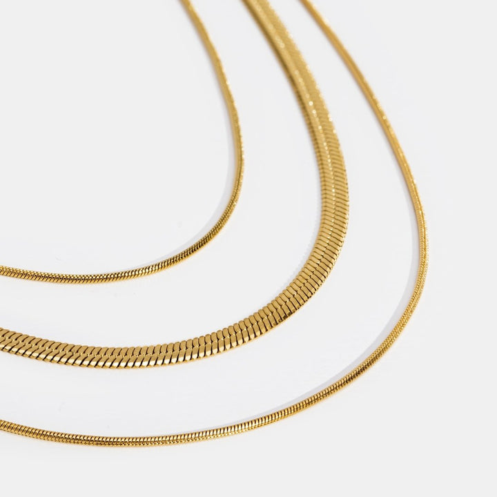 Gold Layered Chain Necklace