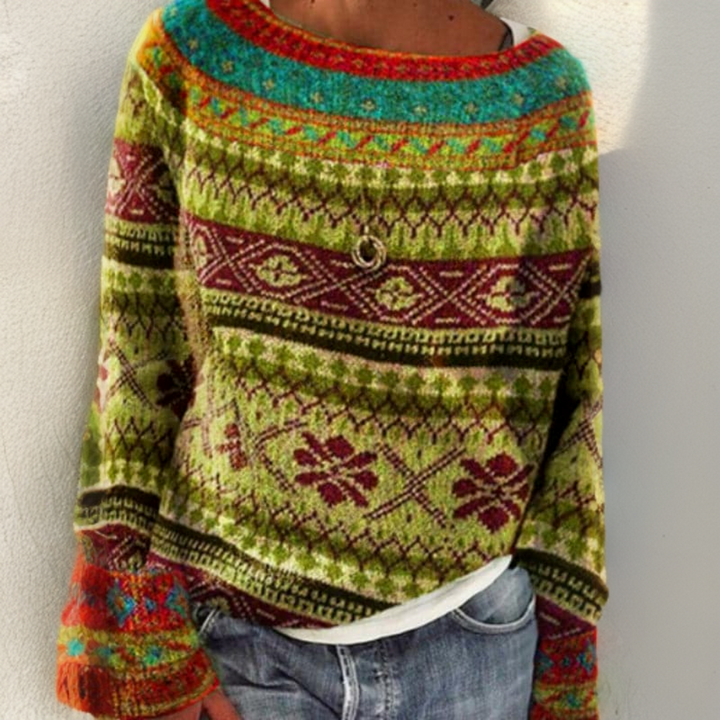Caitlin - Vintage Island Sweater